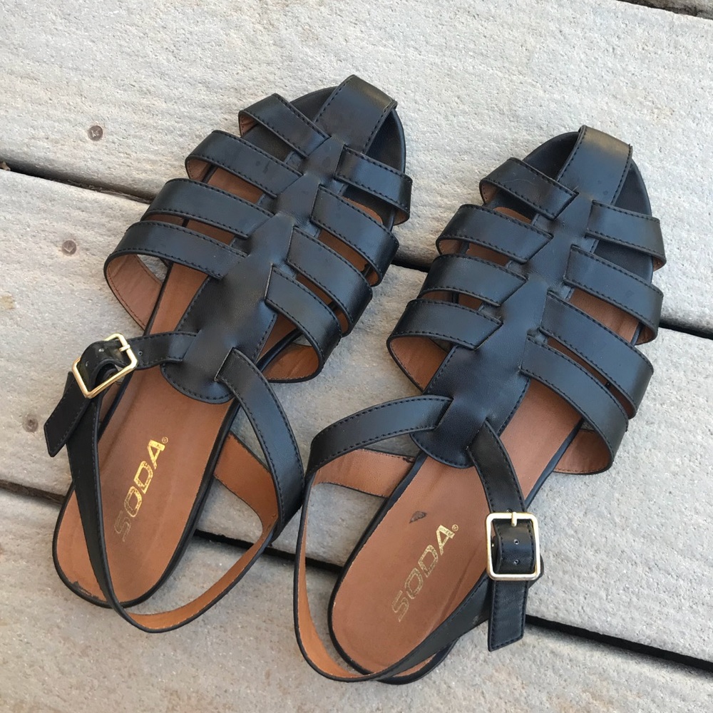 Black Soda sandals